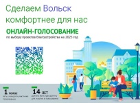 АДМИНИСТРАЦИЯ РАЙОНА: «Голосование за общественную территорию в городе Вольск продолжается»