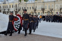 В минувшую пятницу глава района Андрей Татаринов принял участие в митинге, посвященном Дню защитника Отечества