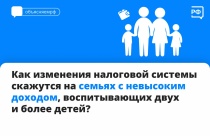 Родители с двумя и более детьми будут получать семейную выплату — возврат 7% НДФЛ