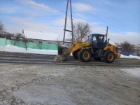 На дорогах Вольского муниципального района дорожные службы убирают колеи