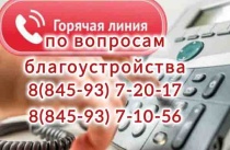 Горячая линия по вопросам благоустройства