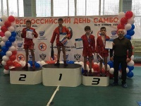 Бронза областных соревнований по самбо у нашего спортсмена 