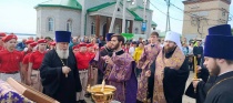 В п. Рыбное состоялось освящение и открытие нового Памятника воинам, погибшим в годы Великой Отечественной войны 