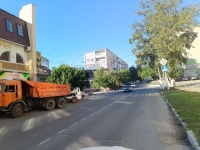 Перекрыто движение на участке дороги по ул. Красногвардейская от пересечения с ул. Саратовская до пересечения с ул. Революционная